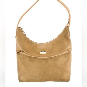 Vintage Gucci Brown Suede Shoulder Bag